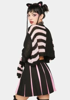 The Grave Girls Pleated Skirt Sweet State Of Ruin Pleated Mini Skirt