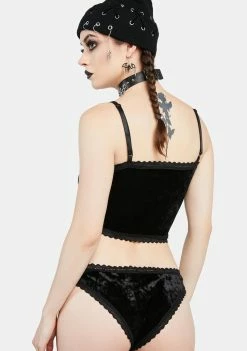 The Grave Girls Thirst For More Velvet Pajama Set Sexy Pajamas