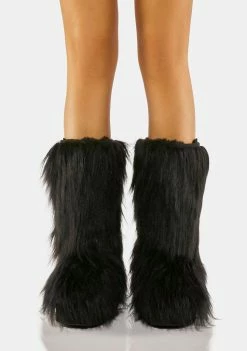 The Grave Girls Night Lurker Fuzzy Slipper Boots