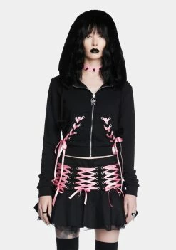 The Grave Girls Sweet Bloodline Zip-Up Hoodie