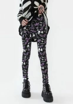 The Grave Girls Magick Around Me Printed Leggings Bottoms