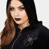 The Grave Girls Plus Night Crawler Velour Track Jacket
