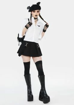 The Grave Girls Learning To Fly Button Up Shirt