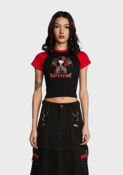 The Grave Girls Get Outta My Way Baby Tee