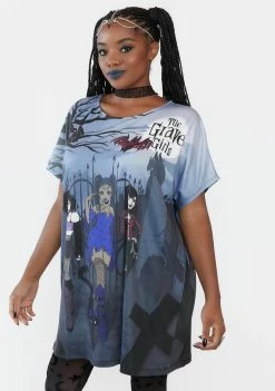 The Grave Girls Graphic T-Shirt Best Witches Oversized Graphic Tee