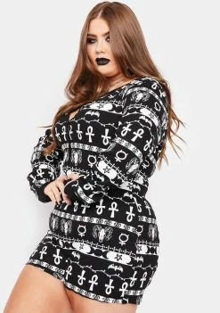The Grave Girls Plus Made Of Mischief Thermal Romper Lingerie & Sleepwear