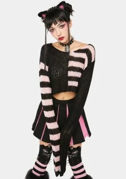 The Grave Girls Sweet State Of Ruin Cropped Sweater