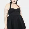 The Grave Girls Plus Bathed In Moonlight Halter Dress