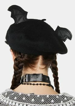 The Grave Girls Bat For More Winged Beret Hats