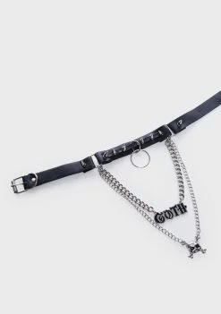 The Grave Girls Endless Dark Layered Choker Jewelry