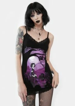 The Grave Girls Dresses Crypt Cutie Graphic Cami Dress