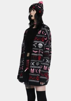 The Grave Girls Season Of The Ghouls Knit Cardigan