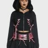 The Grave Girls Plus Sweet Bloodline Zip-Up Hoodie