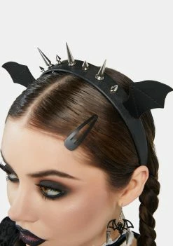The Grave Girls Headbands Bite Me Bat Headband