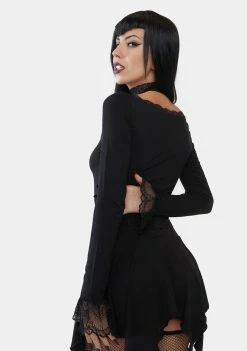 Hot Sale ๐ฏ The Grave ๐ง Girls Can't Romance Me Long Sleeve Top โญ 9 The Grave Girls Can't Romance Me Long Sleeve Top