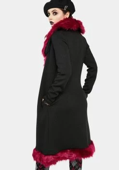 The Grave Girls The Vein Whisperer Fur Trim Duster