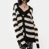 The Grave Girls Wicked Ways Striped Cardigan Tops
