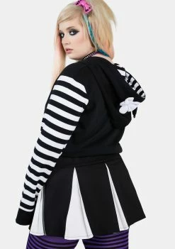 The Grave Girls Plus Press Coverage Studded Skirt