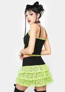 The Grave Girls Acting Envious Mini Skirt