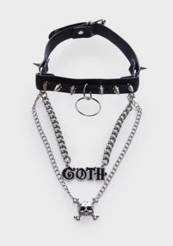 The Grave Girls Endless Dark Layered Choker Jewelry