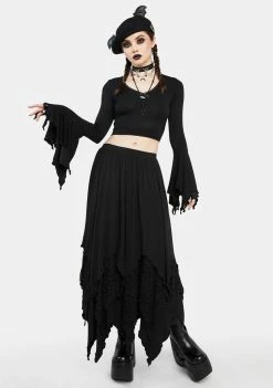 The Grave Girls Love The Night Maxi Skirt