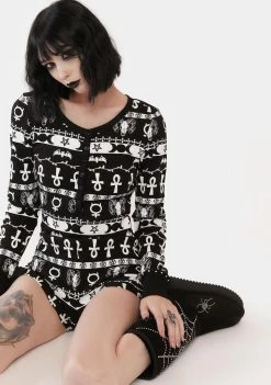 The Grave Girls Made Of Mischief Thermal Romper