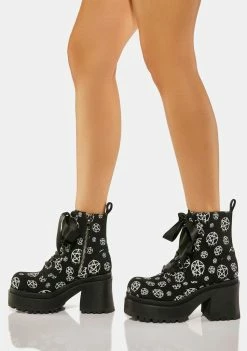 The Grave Girls Darkest Point Combat Boots