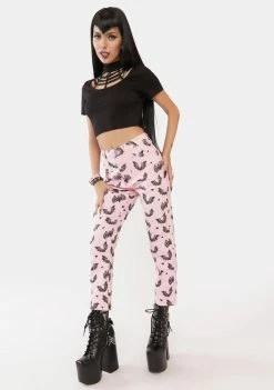 The Grave Girls Bottoms Nocturnal Love High Waist Jeans