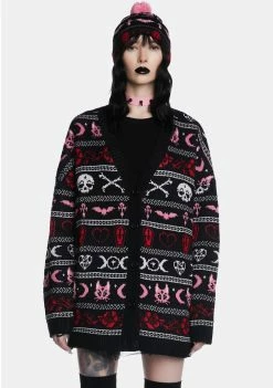 The Grave Girls Season Of The Ghouls Knit Cardigan