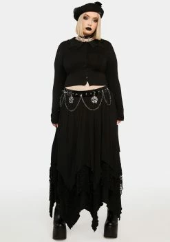 The Grave Girls Plus Just Wing It Collared Top