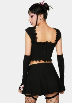 The Grave Girls Join The Dark Side Mini Skirt Pleated Skirt