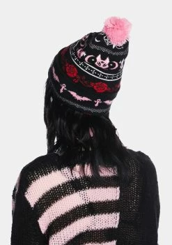 The Grave Girls Beanies Season Of The Ghouls Intarsia Beanie