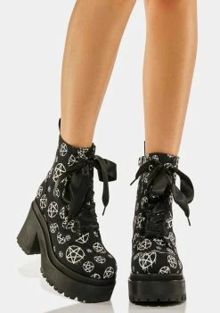 The Grave Girls Darkest Point Combat Boots