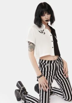 The Grave Girls Tops Taking Flight Button Up Shirt