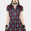 The Grave Girls Bat To School Mini Dress