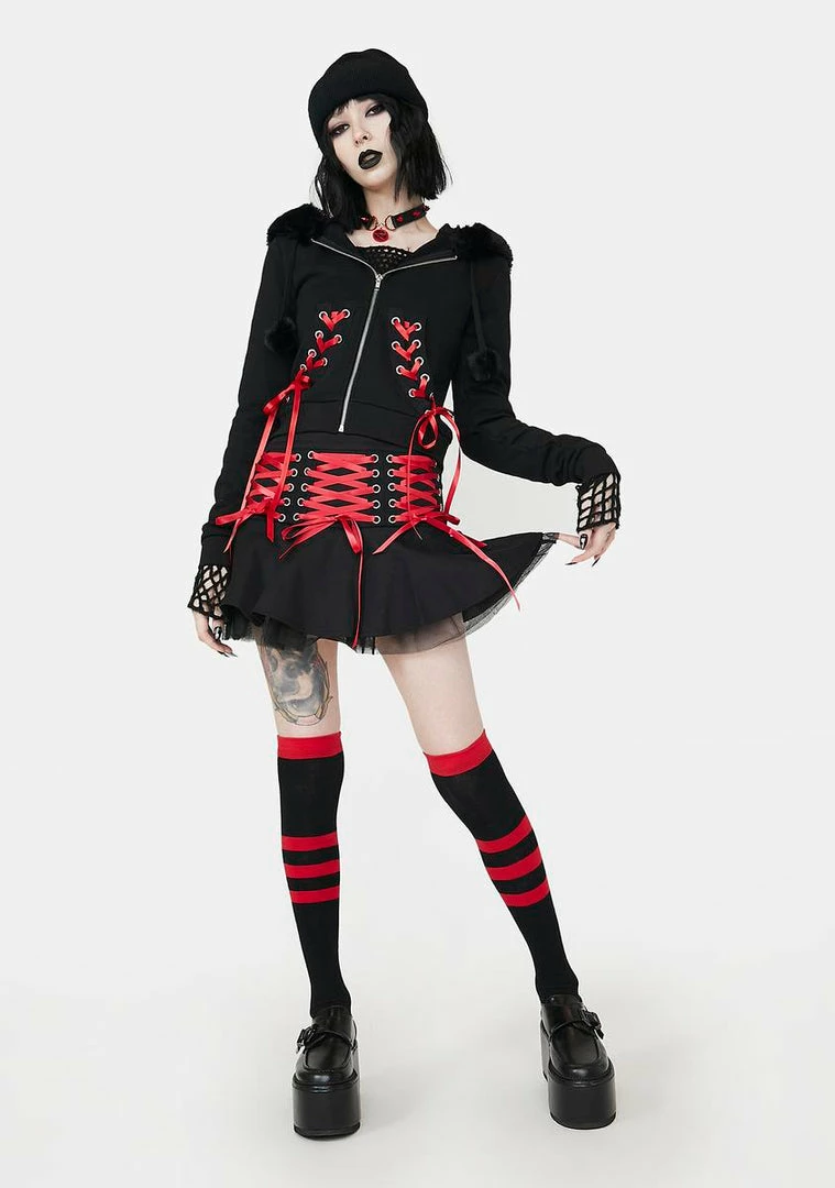 Best Sale π The Grave π§ Girls Bloodline Zip-Up Hoodie βοΈ 5 The Grave Girls Bloodline Zip-Up Hoodie