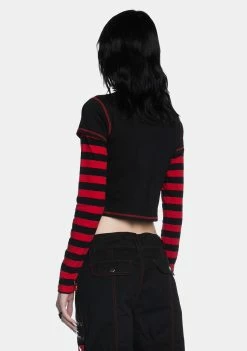 The Grave Girls Snooze You Later Crop Top