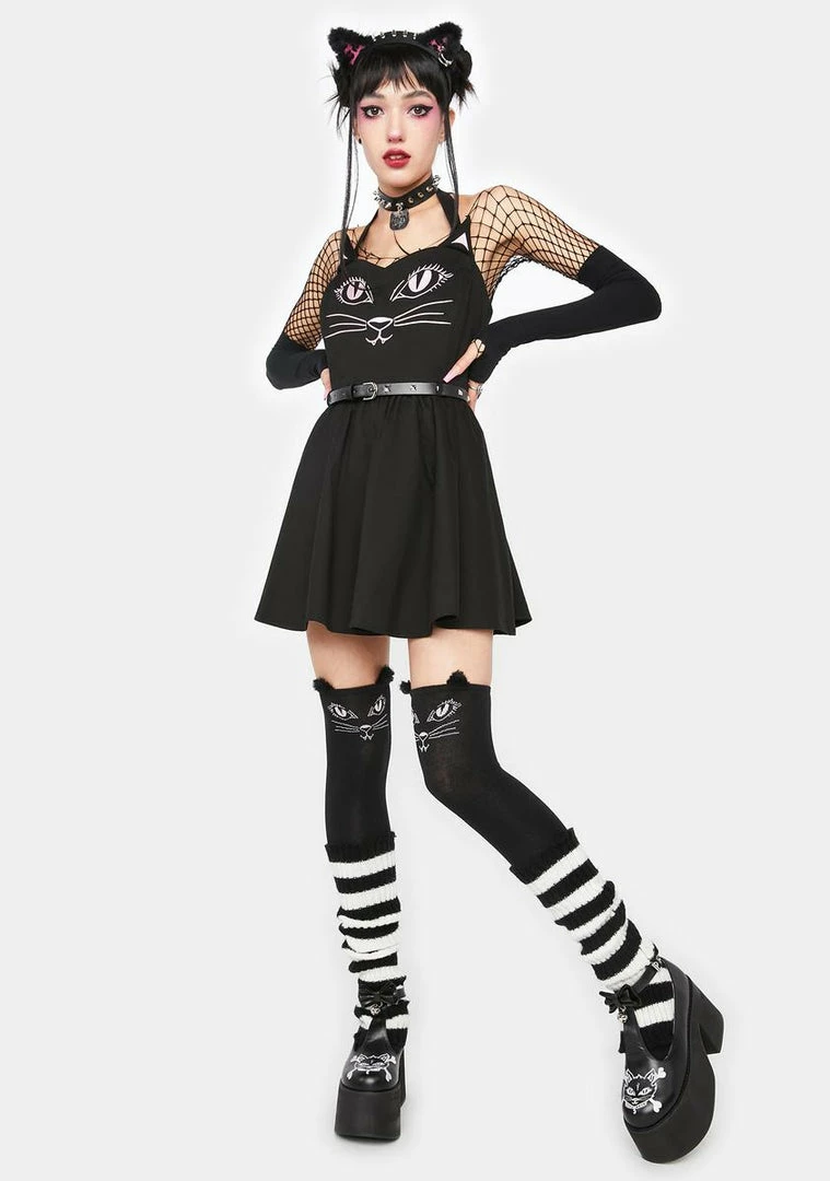 Coupon ๐ The Grave ๐ง Girls Here Kitty Mini ๐ Dress ๐ฅฐ 6 The Grave Girls Here Kitty Mini Dress