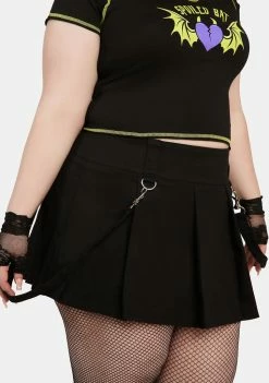 The Grave Girls Plus Just Hangin' Pleated Skirt