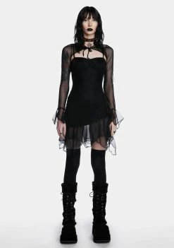 The Grave Girls Wicked Shimmering Realms Dress And Shrug Set