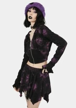 The Grave Girls Outerwear Dark Illusions Zip-Up Hoodie