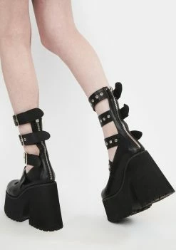 The Grave Girls Gloom Worthy Platform Mary Janes