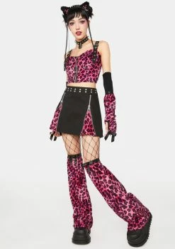 The Grave Girls Spot Me If You Can Mini Skirt