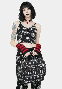 The Grave Girls Satchel Purses Made Of Mischief Travel Makeup Bag