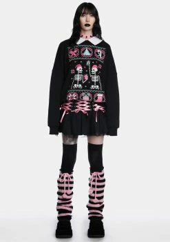 The Grave Girls Kiss And Tell Oversized Sweatshirt