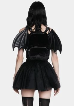 The Grave Girls Bags & Wallets Doom Daze Bat Mini Backpack