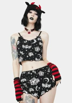 The Grave Girls Dark Greetings Pajama Set Lingerie & Sleepwear