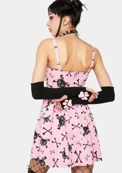 The Grave Girls Furrocious Kitty Mini Dress