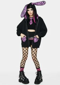 The Grave Girls Tickets To My Downfall Bunny Hoodie Graphic Hoodies