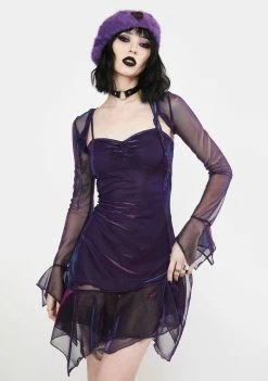 The Grave Girls Slip Dress Shimmering Realms Dress And Shrug Set
